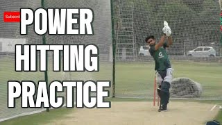 Babar Power Hitting Practices #pakistan #india #t20worldcup #babarazam