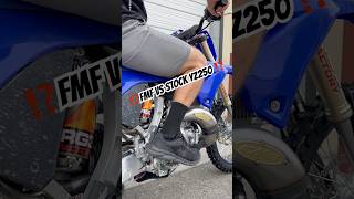 NOW she barks!! FMF or Stock⁉️⁉️#yz250 #yamaha #blucru #motocross2025