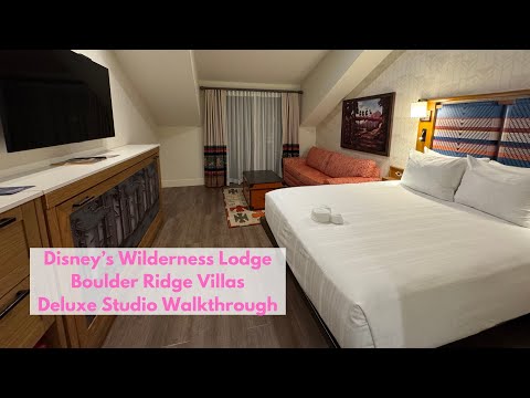 Disney's Boulder Ridge Villas Deluxe Studio Walkthrough