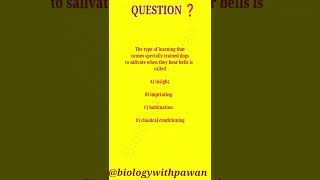 Animal Behaviour 💯 NEET BIOLOGY Q/A #neet #tgt #gate #aiims #biologyclass12 #icmr #csirnet2022#pgt