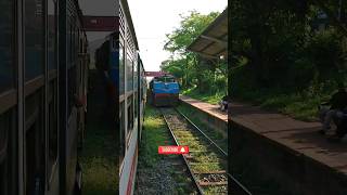 freight train moving so fast #traintravel #travelbytrain #srilankatrain