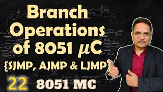 Branch Operations of 8051 Microcontroller: SJMP, AJMP, LJMP | Instructions of 8051