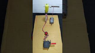 Load Lifting Using Gear Motor Generator Without Battery _ DC Motor #dcmotor #tech #shorts