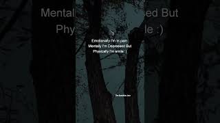"Smiling Through Pain" 🙂💔 #EmotionalStruggles #HiddenPain #StayStrong #SilentBattles