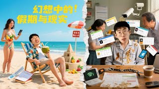 当代学生放假后想象中的假期vs现实#搞笑#喜剧#沙雕剧情#爆笑#校园#内容过于真实