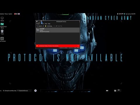Bluetooth protocol is not avilable - SOLVED (connectivity problem between parrot os and headset)
