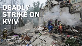 Russia strikes Kyiv: 9 killed, dozens injured in overnight missile & drone attack