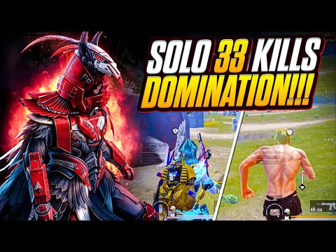 DOMINATING THE WHOLE LOBBY WITH 33 SOLO KILLS||PYTHON GGURU