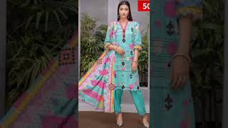 same printed suits designs / all over suit design ||Fashionable Dresses for girls