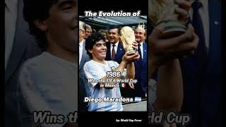 The EVOLUTION of the legendary Diego Armando Maradona 🇦🇷! 🔥 #maradona