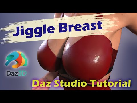 Jiggle Breast. Physical breast bounce in Daz Studio.