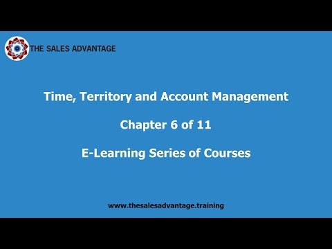 Time, Territory and Account Management Chapter 006