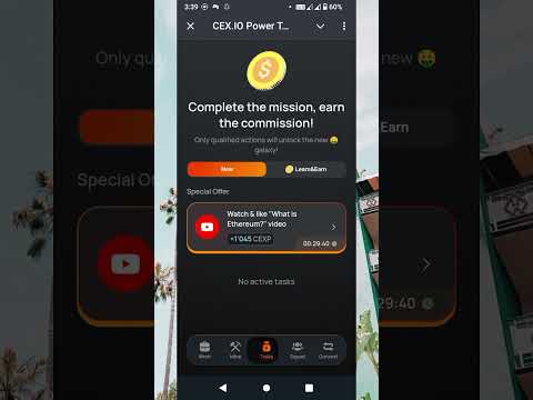 Cex Io Power Tap || Mining Bot || Telegram Earning 💸💸💸 #cex #airdrop #telegramearning