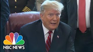 Watch: President Donald Trump Signs First Veto After Congress Blocks Border Emergency | NBC News