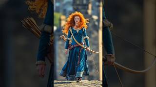 🔥 #DisneyPrincess #Merida’s #Cyberpunk Makeover! #aiedits #aiediting #brave