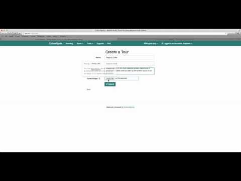 CultureSpots - How to Create a Tour (part 1/2)
