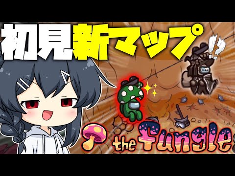 【AmongUs142】初見！新マップのファングルにて何もわからないまま人外スタート！！！！
