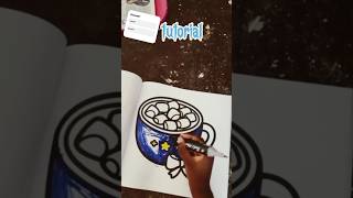 tutorial how to color in!!! #drawing #funkids