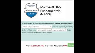MS-900 Practice Exams | 🛡️ Two powerful features, one stronger defense
