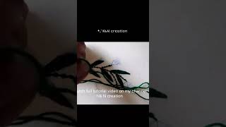 new flower design with new tricks.#needlework #handwork #diywork .