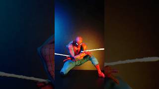 THE BEST SPIDERMAN FIGURE EVER??? Posing my custom Mezco Amazing Spiderman #spiderman #shorts #toys