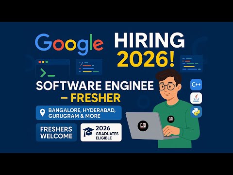 Google is Hiring: Software Engineer (University Graduate, 2026)
