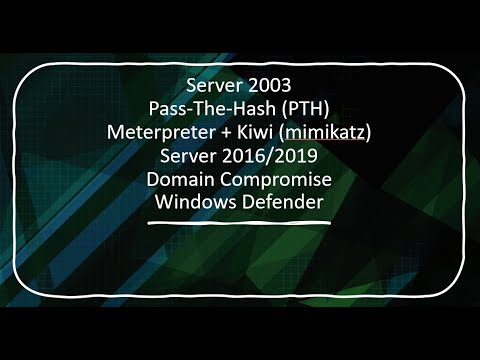 Legacy Systems (Server 2003) + Pass-The-Hash (PTH)