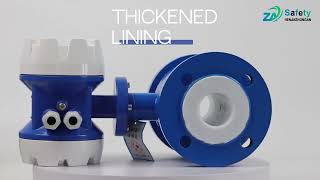 Zhongan integrated electromagnetic flowmeter flow transmitter