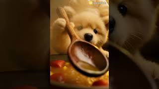 Hey, fluffy Puppy-style beef & potato stew? | pov vlog#ai #supaworkai #dog #puppy
