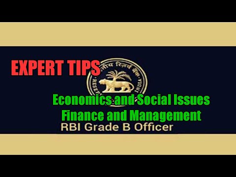 RBI grade B Expert Tips 3 | Exam Ready | Economics and Social issues Finance and Management