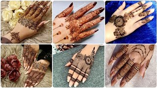 New Mehndi Design 2025 Simple Back Hand Fingers/Finger Mehndi Designs For Back Hands/फिंगर डिजाइन