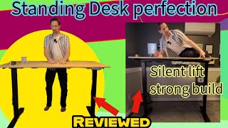 FLEXISPOT E6  Standing Desk Review 🪵⚡ | Dual Motor Power + Bamboo Style + 355 LB Strength!