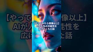 【AIで変わる人生】初心者でもできるAI活用術！　#shorts