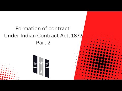 Formation of Contract II Part 2 II Acceptance and Revocation