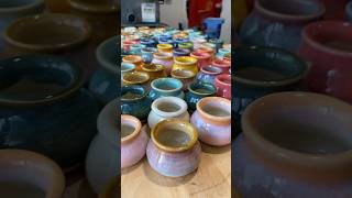 100 Mini Jar Reveal 🤯 #pottery #ceramics