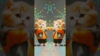 cute cat dance #aifun #catvideos #shots #cuteanimal #youtubeshorts #cutecat #funny