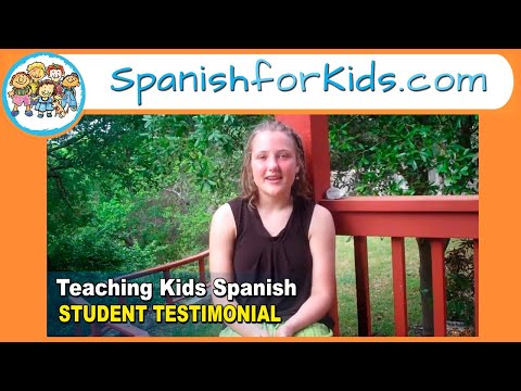 Teaching Kids Spanish: STUDENT TESTIMONIAL