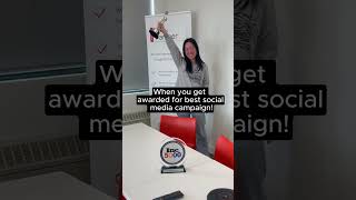 When you get awarded for best social media campaign! #adagency #marketing #digitalmarketing