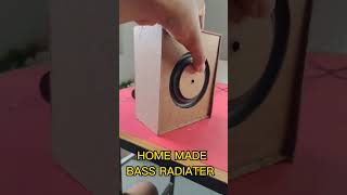 HOME MADE BASS RADIATER #speaker #hometheater #speakerwoofer #diy #subwoofer