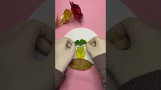 DIY tree leaf crafts with kids#diycrafts#diyreels#shorts#art
