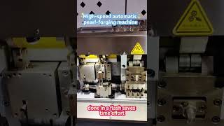High-speed automatic bead hammering machine.  #customautomation #machine #precisionengineering