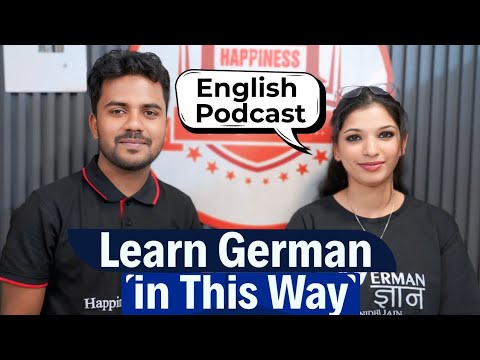 How to learn German in an easy way | English Talks & Conversation | English Podcast |German Gyan