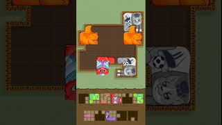 Puzzle Cats gameplay — Only 3% can finish this fast  #CatPuzzle #GameLogic #shorts