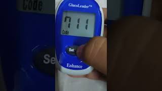 How to Glucose Meter Code Setup