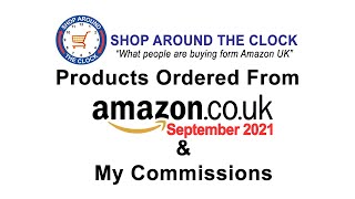 Amazon Affiliate Commissions - September 2021
