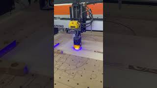 Using my J.tech Laser   with my Shapeoko cnc machine #laserengraved #woodworking