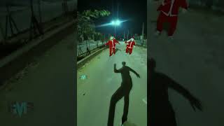 Scary Santa Attack on Road | Christmas Day | Horror pov | Flyingmeenaboi