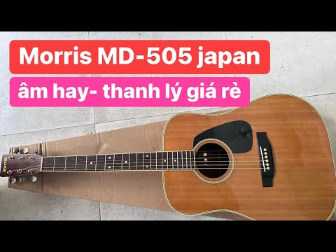 Đàn guitar Morris MD-505 japan âm hay, thanh lý giá rẻ. Giá: 2tr400k. guitar Morris 0936057750