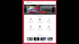 Best Online Courses Services WordPress Website Theme #websitedesign #wordpress #trending #shorts