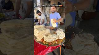 Delhi's Best Chole Kulche😳🥵 at just ₹70/- #shorts #kulche #indianstreetfood